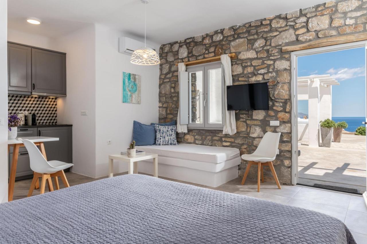 Aegean View Apartments Mykonos Agios Ioannis Diakoftis Bagian luar foto