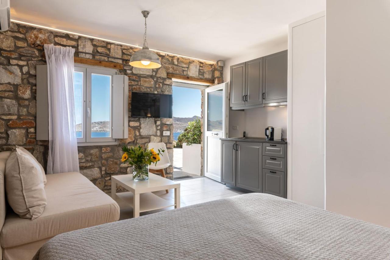 Aegean View Apartments Mykonos Agios Ioannis Diakoftis Bagian luar foto